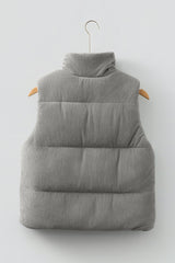 Taytum Stand Zipped Puffer Vest