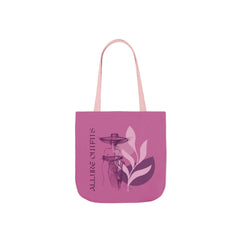Tote Bag — Pink Botanical Fountain Canvas Tote (Allure Outfits)