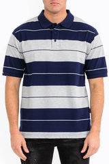Men’s Old School Pique Polo Shirt Classic Casual Top