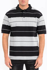 Men’s Old School Pique Polo Shirt Classic Casual Top