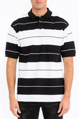 Men’s Old School Pique Polo Shirt Classic Casual Top