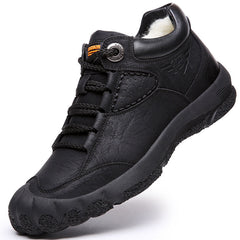 Thickened Casual Fleece-lined Warm Snow Boots Outdoor Non-slip Hiking Shoes