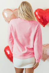 Genevieve Heart Valentines Day Pullover