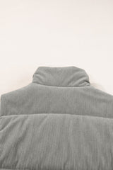 Taytum Stand Zipped Puffer Vest