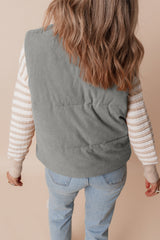 Taytum Stand Zipped Puffer Vest