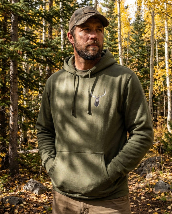 Elk, Wyldlife for Tomorrow, Moss Apparel, Hoodie
