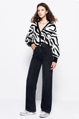 Coney Island Whitefish High Rise Wide Jeans HJ007