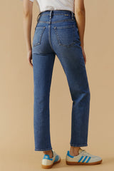 Chelsea High Rise Straight Crop Jeans HJ005