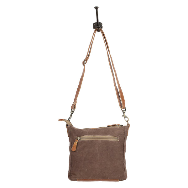 Myra Dizzy Circle Leather Shoulder Bag