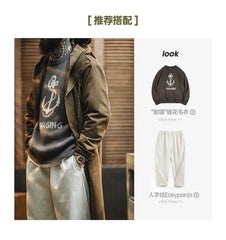 Men’s Maden Retro M51 Hooded Cotton Windbreaker Mid-Length Jacket