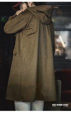 Men’s Maden Retro M51 Hooded Cotton Windbreaker Mid-Length Jacket