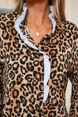 Charlee Frilled Trim Chic Shirt