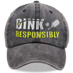 Pickleball Baseball Caps – Adjustable Embroidered Cotton Hats