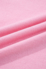 Stripe Colorblock Collared Drop Shoulder Sweater