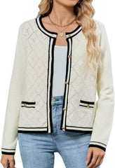 Women’s Knit Long Sleeve Lightweight Open Front Cardigan